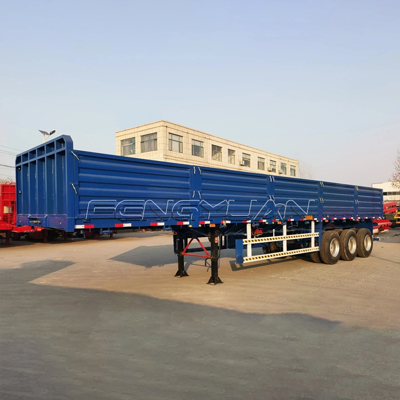 3 Axle Sidewall Truck Semi Trailer