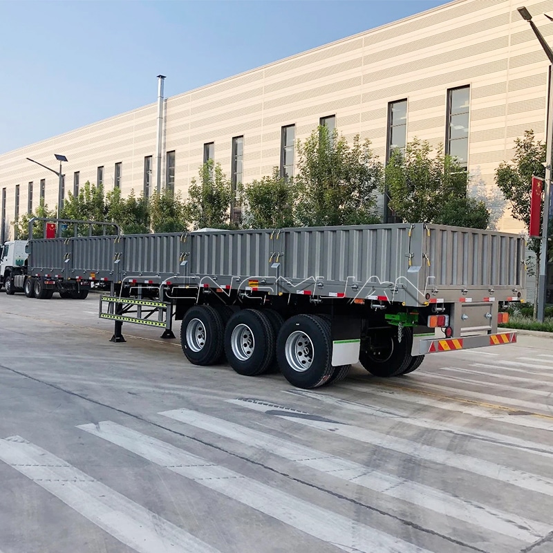 Cargo Transport Sidewall Semi Truck Trailer