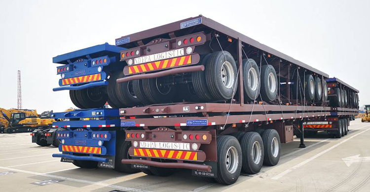 60 ton capacity truck semi trailer
